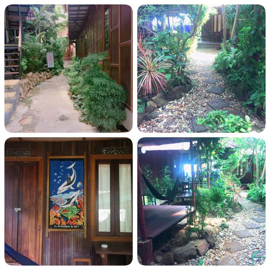 Tropical Garden Bungalow جزيرة في في الغرفة الصورة